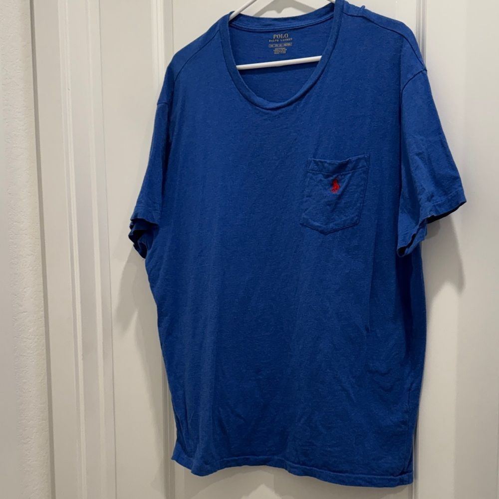 Polo by Ralph Lauren Royal Blue V-Neck Tee